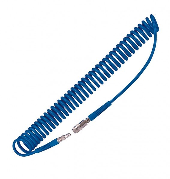 PU-Druckluft-Spiralschlauch 10m / 15bar
