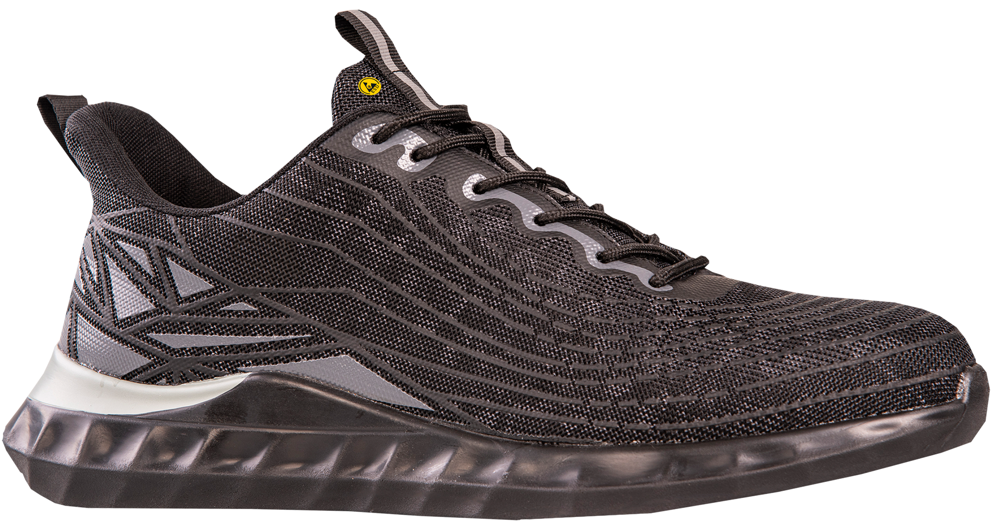 Monza Leichter ESD Sicherheitshalbschuh S1P aus Mesh Gewebe anthrazit Gr. 35